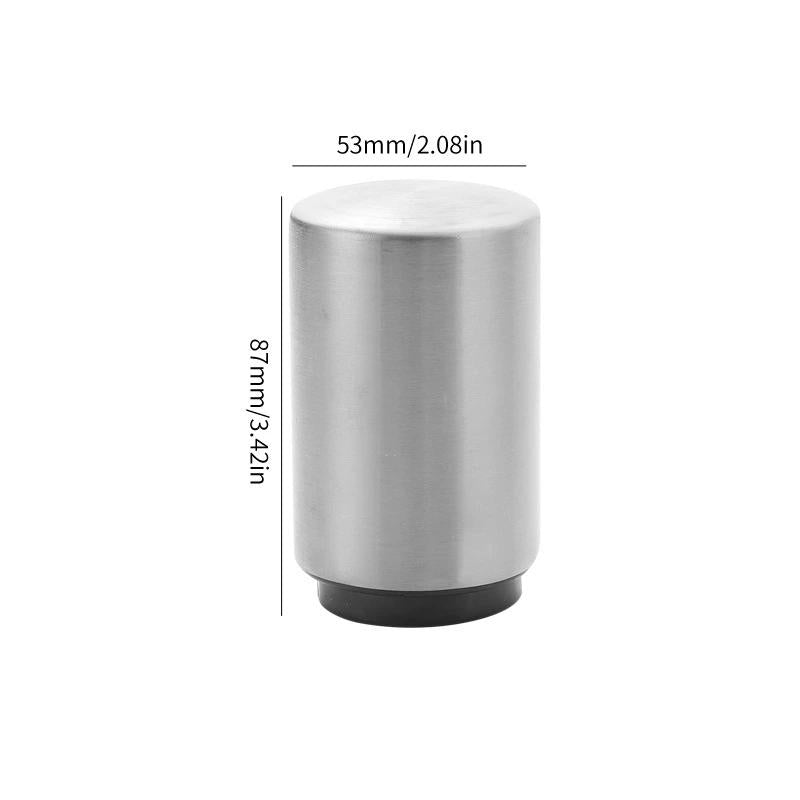Premium Magnetic Bottle Opener-Automatic Push-Down Stainless Steel Beer Opener with Cap Catcher,No-Slip Grip for Kitchen, Home Bar & Commercial Use Minican