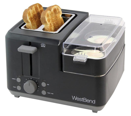 West Bend Breakfast Station Toaster and Egg Coo Ker