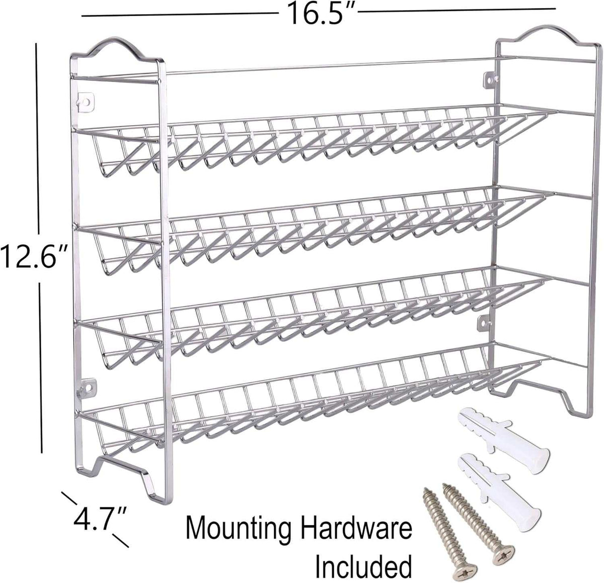 36-Jar Spice Rack Organizer – Complete Countertop Set