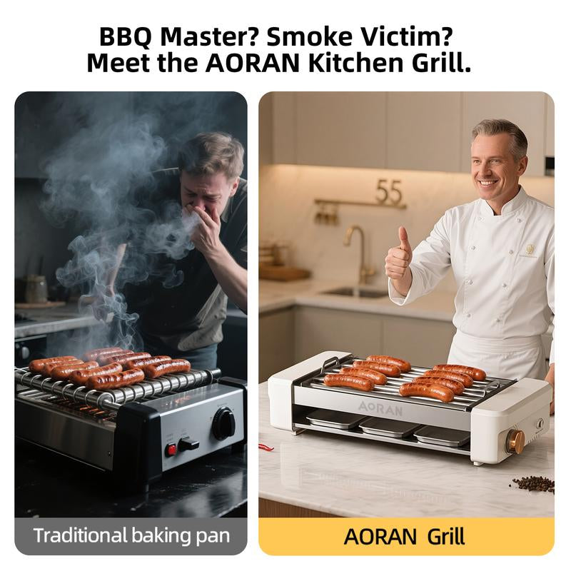 Hot Dog Roller,Sausage Grill Cooker Machine,Commercial and Household Hot Dog Machine for Family