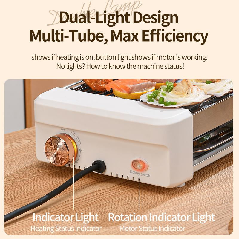 Hot Dog Roller,Sausage Grill Cooker Machine,Commercial and Household Hot Dog Machine for Family