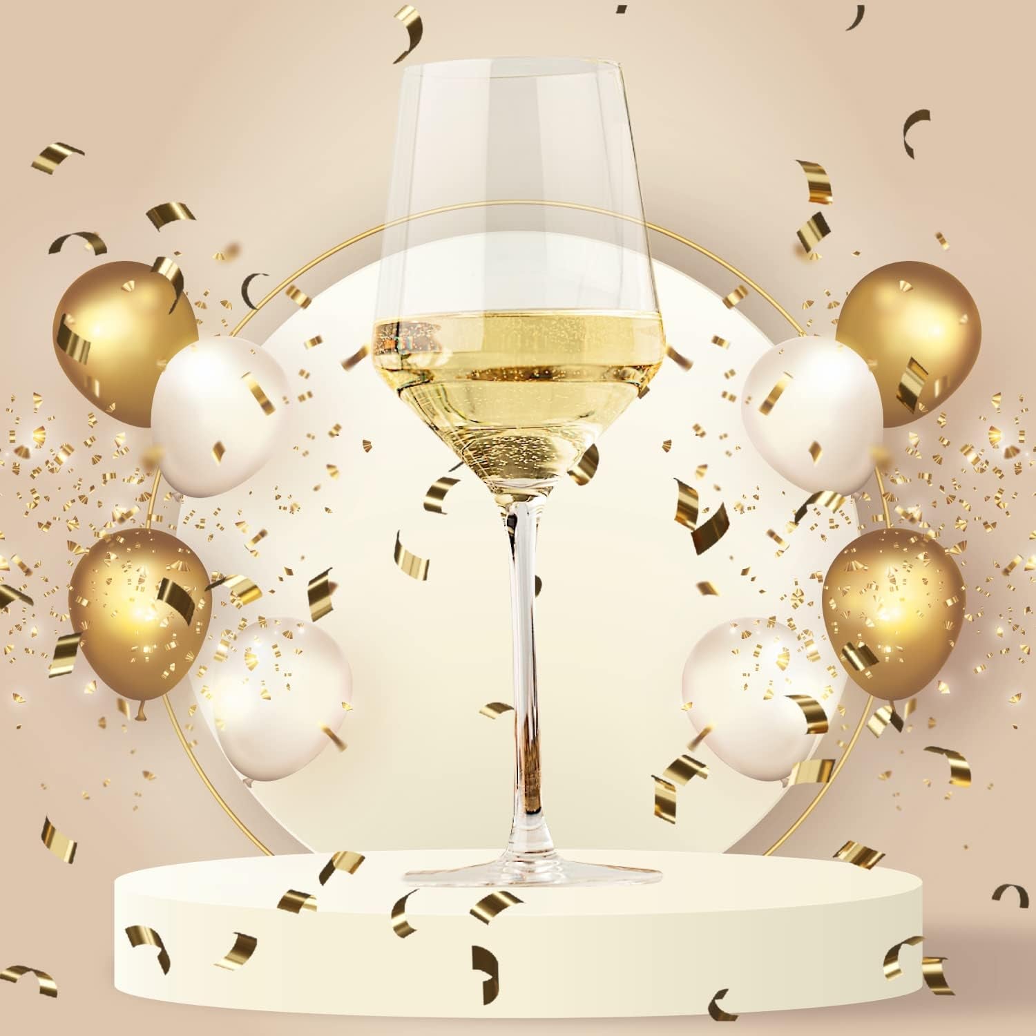 White Wine Glasses Set of 2-14Oz Modern Wine Glasses, Crystal Copas De Vino, Restaurant Glassware, Stem Glasses Drinking Sauvignon Blanc, Chardonnay Wine Glass for White and Red Wine