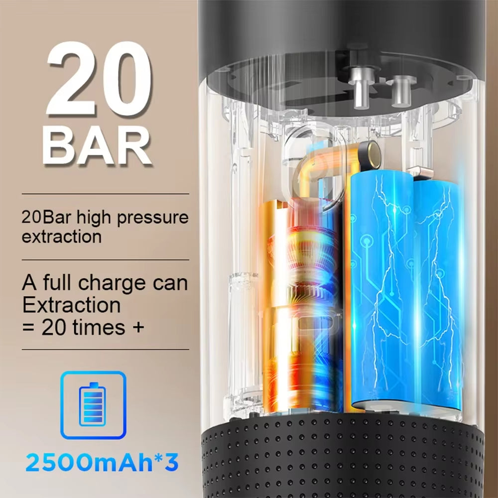 EspressoGo 3-in-1 Portable Coffee Maker
