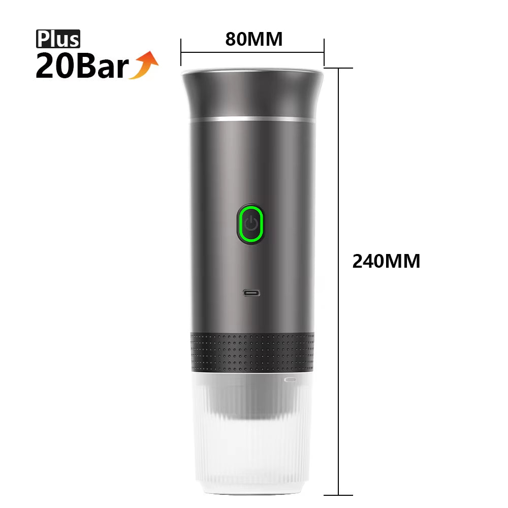 EspressoGo 3-in-1 Portable Coffee Maker