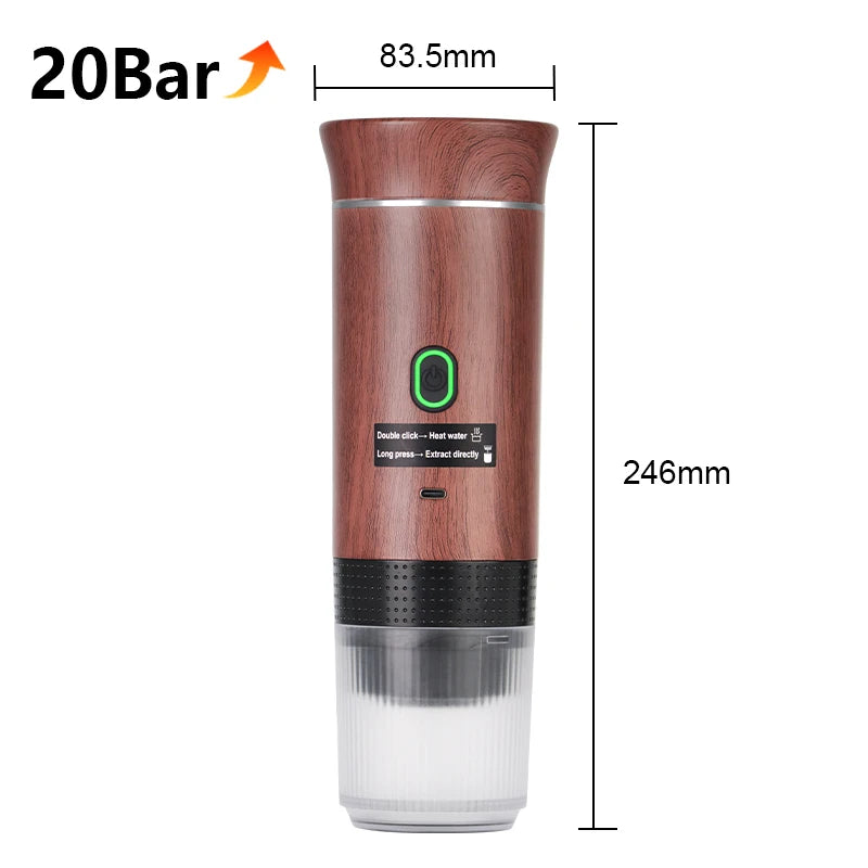 EspressoGo 3-in-1 Portable Coffee Maker