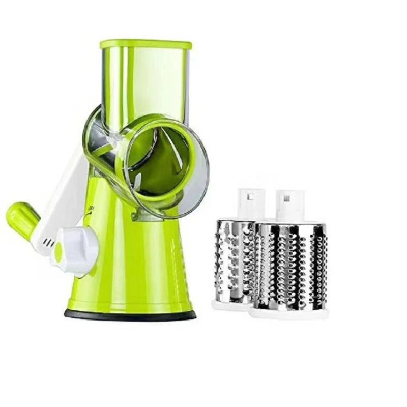 Multifunctional Vegetable Cutter Hand-Cranked Rotate Grater Three-In-One Roller Vegetable Cutter Vertical Four-In-One Slicer