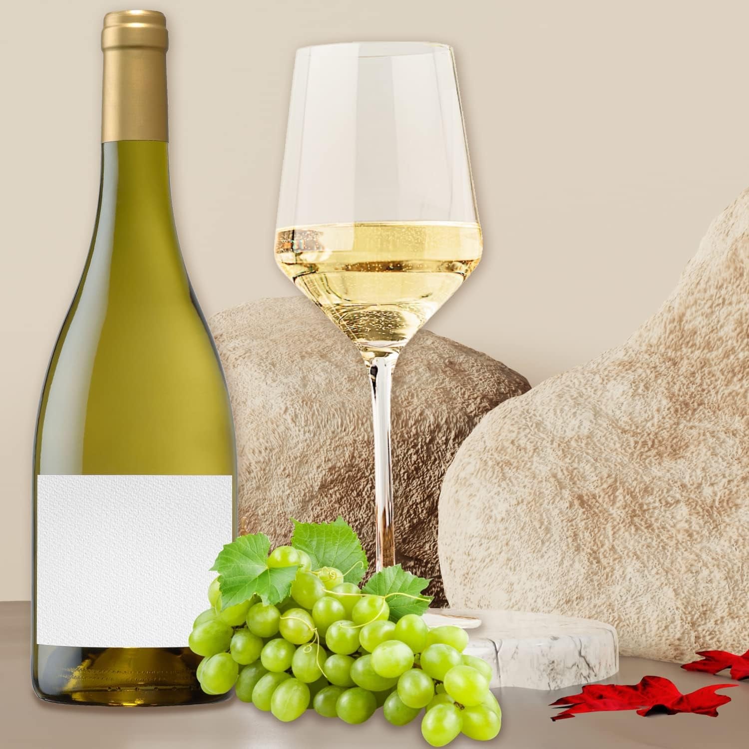 White Wine Glasses Set of 2-14Oz Modern Wine Glasses, Crystal Copas De Vino, Restaurant Glassware, Stem Glasses Drinking Sauvignon Blanc, Chardonnay Wine Glass for White and Red Wine