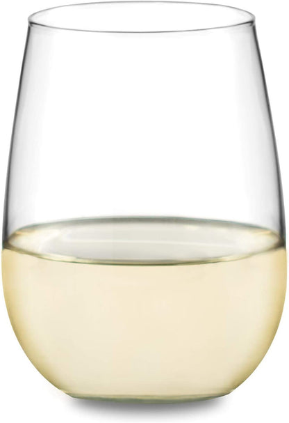 12-Pcs Stemless Wine Glass Set