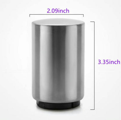 Premium Magnetic Bottle Opener-Automatic Push-Down Stainless Steel Beer Opener with Cap Catcher,No-Slip Grip for Kitchen, Home Bar & Commercial Use Minican