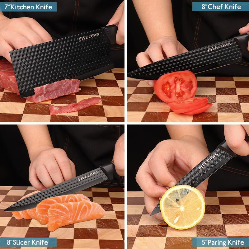 6Pcs Stainless Steel Knife Set