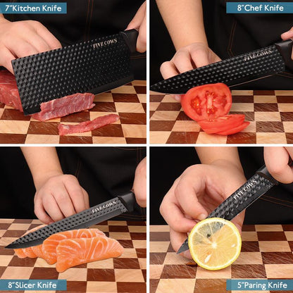 6Pcs Stainless Steel Knife Set