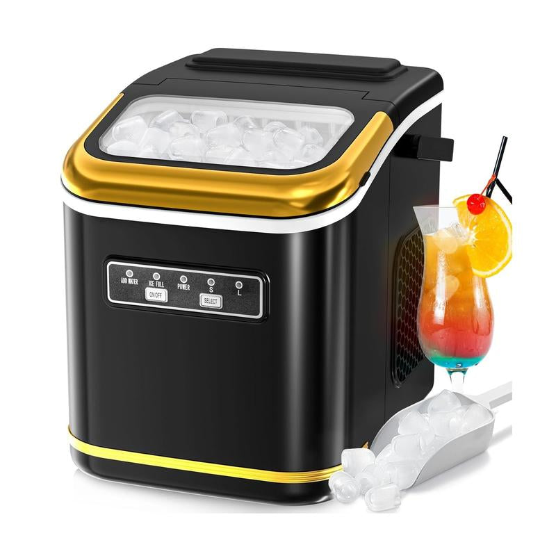 Bullet Ice Maker Countertop with Self-Cleaning