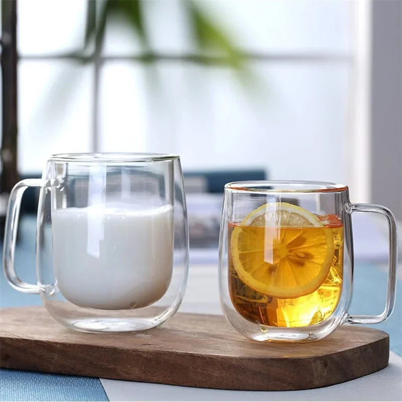 Coffee Cup with Handle Milk Water