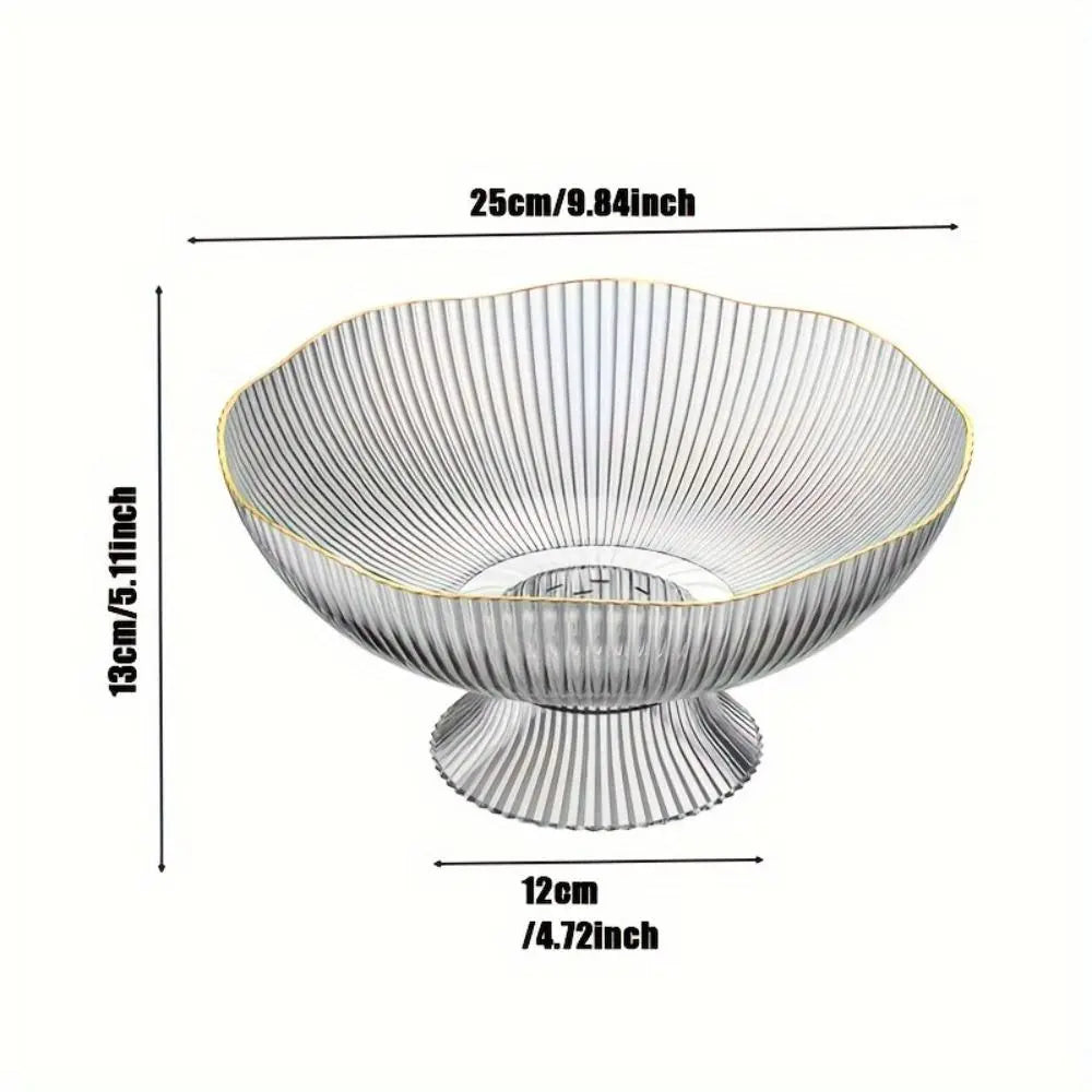 Creative Fruit Bowl, Plastic Fruit Bowl, 1 Count Modern Simple Fruit Plate, Fruit Basket, Snack Basket, Household Fruit Bowl for Home Kitchen Dining Room