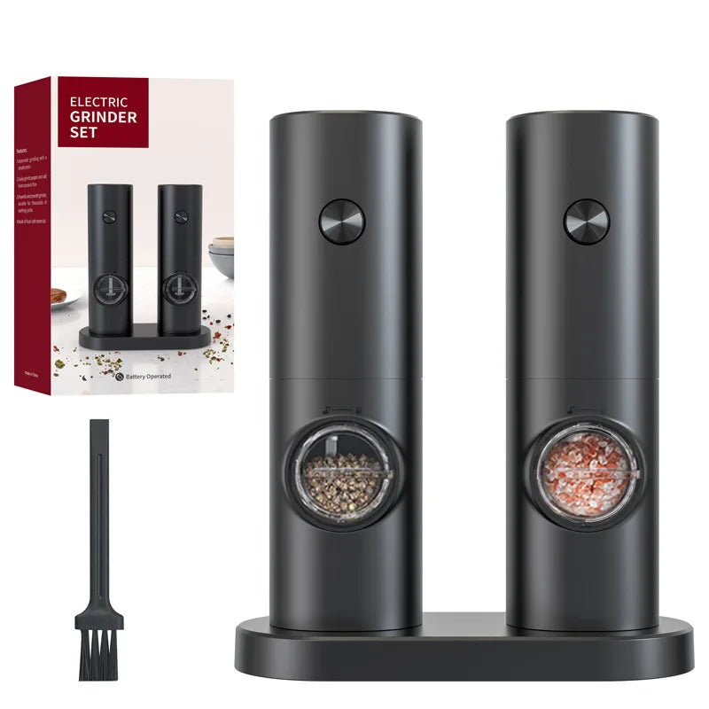 Electric Salt & Pepper Grinder Set