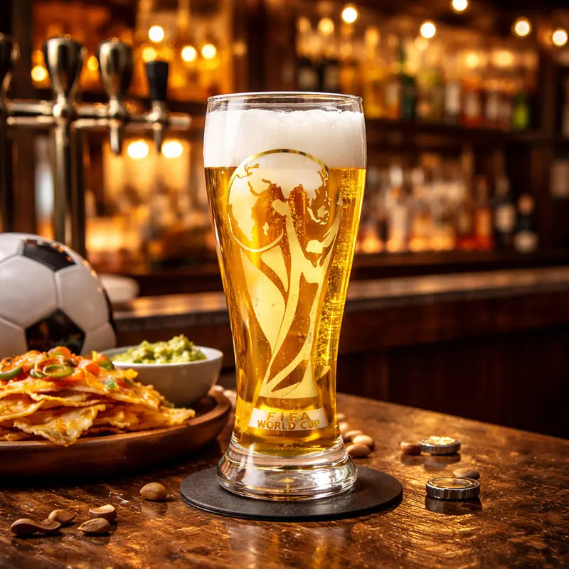 Celebrate the FIFA World Cup 2026 with the Exclusive Gold Cup Edition Glass Mug – The Perfect Gift for Soccer Fans!