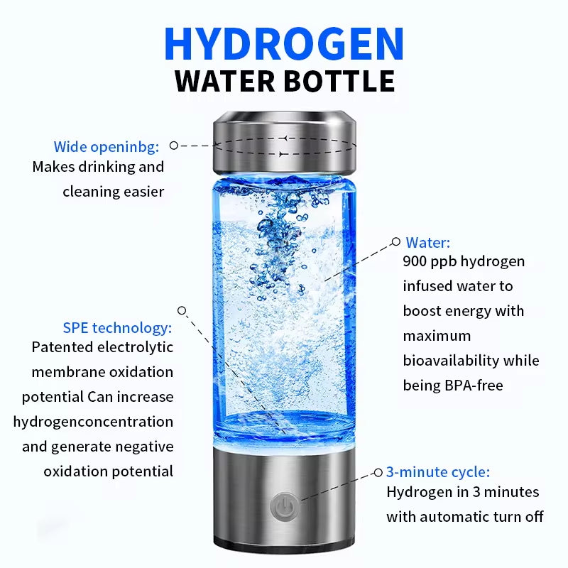 Hydrogen-Rich Water Cup Portable Electric Hydrogen