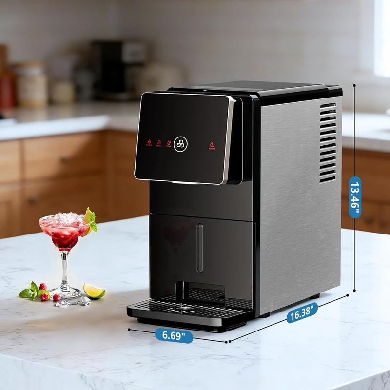 Kismile Countertop Nugget Ice Maker 24Lbs/Day Self-Cleaning