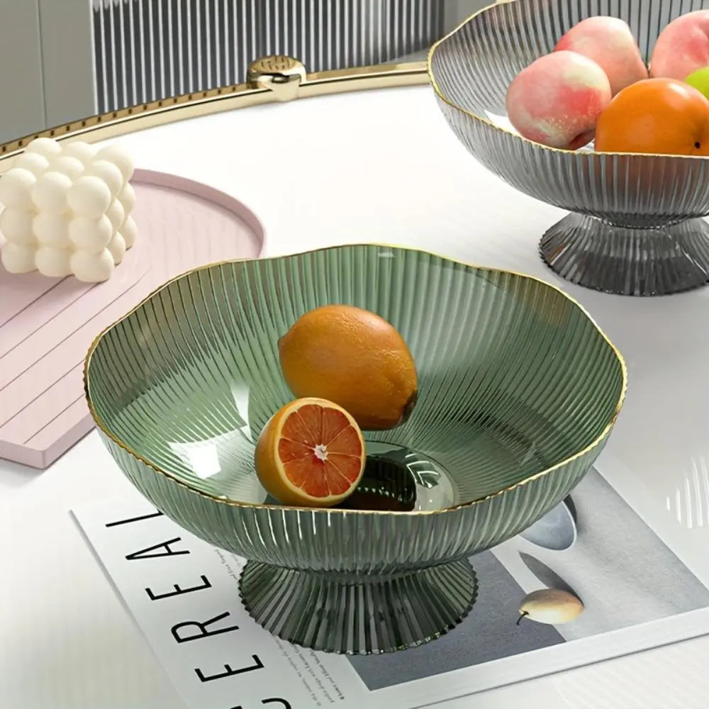 Creative Fruit Bowl, Plastic Fruit Bowl, 1 Count Modern Simple Fruit Plate, Fruit Basket, Snack Basket, Household Fruit Bowl for Home Kitchen Dining Room