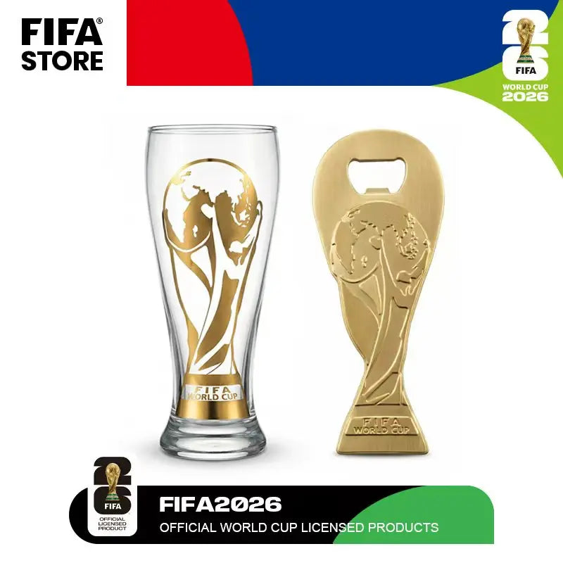 Celebrate the FIFA World Cup 2026 with the Exclusive Gold Cup Edition Glass Mug – The Perfect Gift for Soccer Fans!