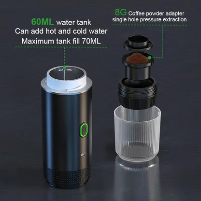 Portable Espresso Maker | Travel Coffee Machine