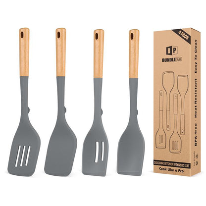 Silicone Kitchen Utensils Set 4Pcs