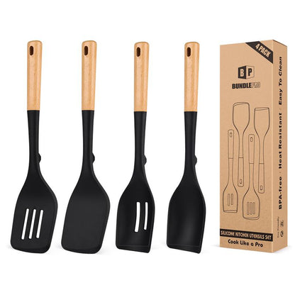 Silicone Kitchen Utensils Set, Ideal BPA Free