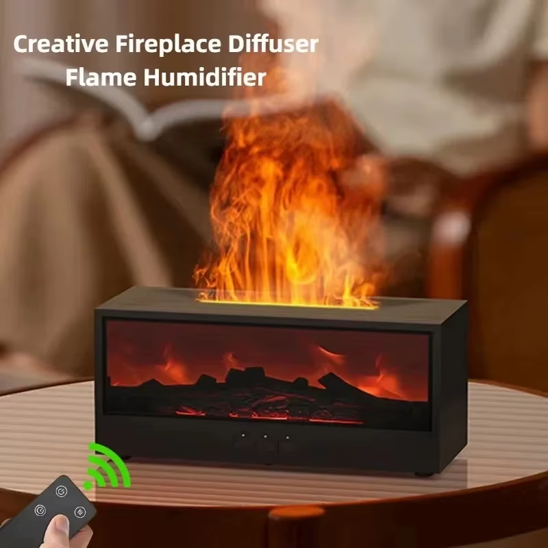 3D Flame Aromatherapy Diffuser - Realistic Fire Effect