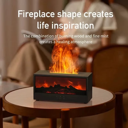 3D Flame Aromatherapy Diffuser - Realistic Fire Effect
