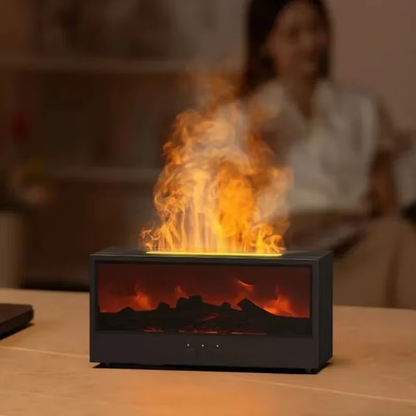 3D Flame Aromatherapy Diffuser - Realistic Fire Effect