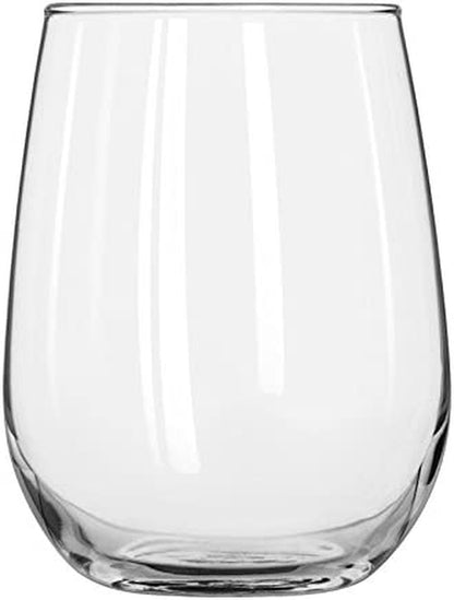 Stemless Wine Glass Set – 12 Pcs