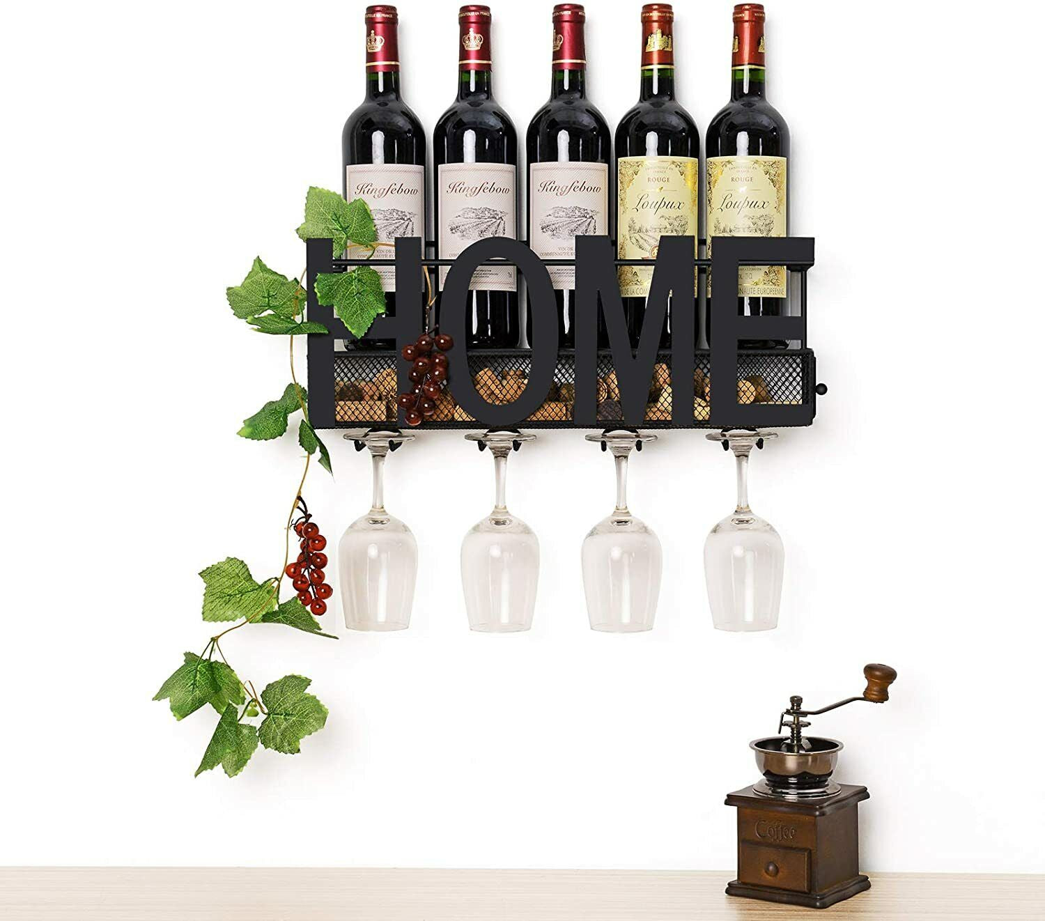 Wall Mounted Wine Rack