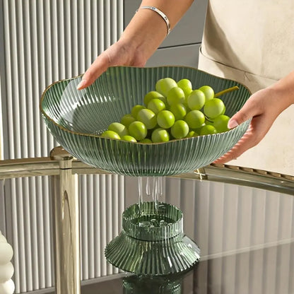 Creative Fruit Bowl, Plastic Fruit Bowl, 1 Count Modern Simple Fruit Plate, Fruit Basket, Snack Basket, Household Fruit Bowl for Home Kitchen Dining Room
