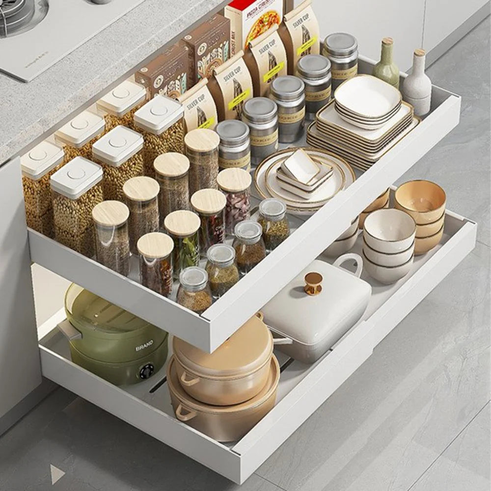 Adjustable Pull Out Cabinet Drawer
