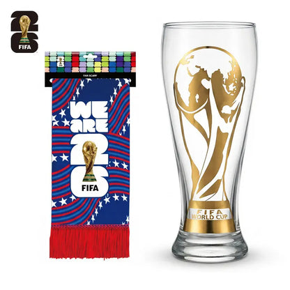 Celebrate the FIFA World Cup 2026 with the Exclusive Gold Cup Edition Glass Mug – The Perfect Gift for Soccer Fans!