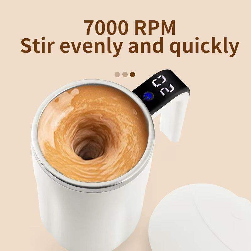 Smart Self-Stirring Mug - Auto Mix & Temp Display | 380ml