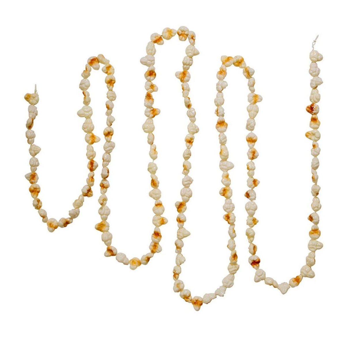 Kurt Adler popcorn garland draped on a Christmas tree