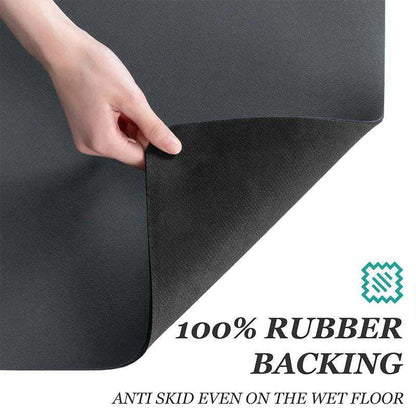 Super Absorbent Kitchen Mat - Quick-Dry Coffee & Dish Draining Pad