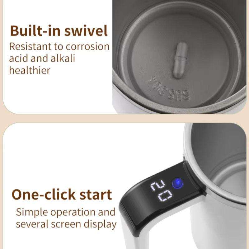 Smart Self-Stirring Mug - Auto Mix & Temp Display | 380ml